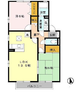 グリーンヴィレッジあいC棟の間取り