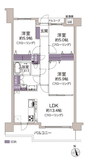 【間取り】 | エスリード万博公園