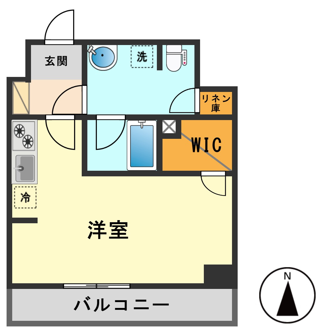 ミライズ新小岩マーロの間取り