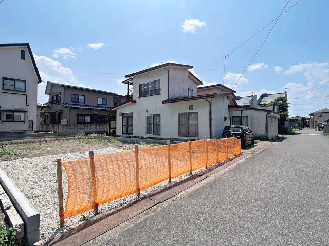 新築戸建・新築建売　会津若松市城西町4期　城西小・第四中の前面道路含む現地写真