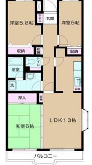 【間取り】 | イーストパーク胡録台 | 間取りです。