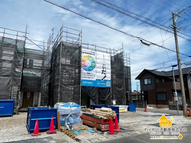 焼津市石津向町17番の前面道路含む現地写真|【B号棟】2026年8月中旬撮影