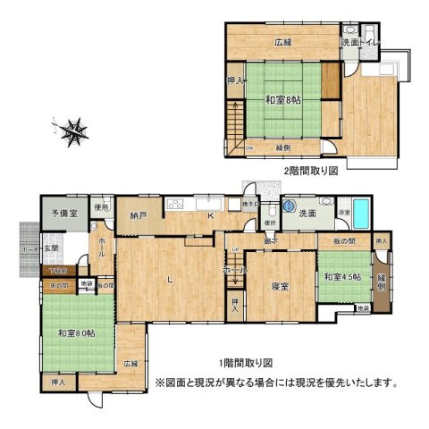 売中古戸建　静岡市清水区青葉町　の間取り