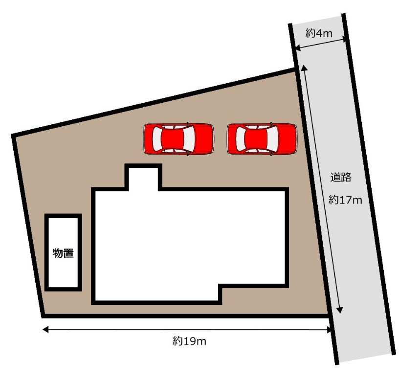 中古戸建　富士市原田Rの区画図
