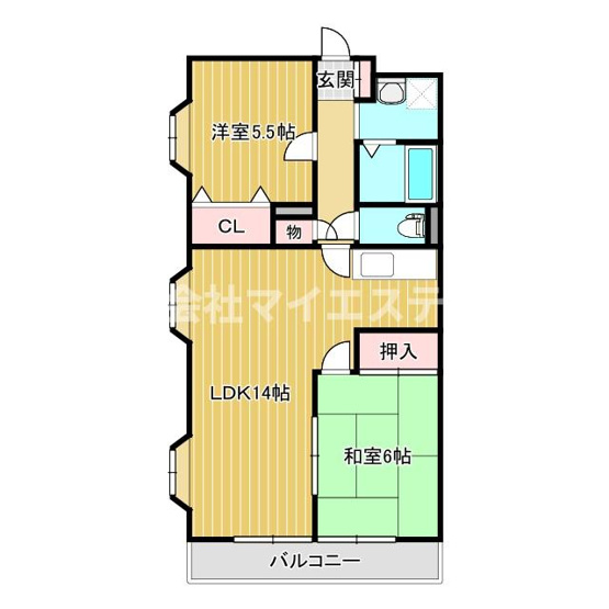 【間取り】 | 新町マンション