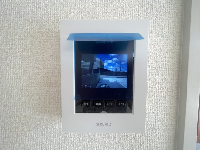 与那原町与那原（全4棟）ラスト4号棟のセキュリティ|4号棟　TVモニター付きインターフォン♪