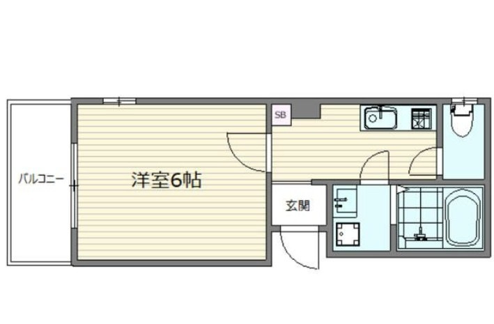 アルバ新宿の間取り|間取りです。
