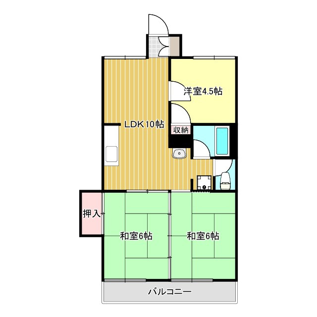 レジデンス三幸台の間取り