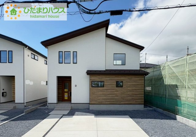 ひたちなか市津田東1期　新築戸建　1号棟の外観|是非一度、ご家族そろってご内覧ください♪