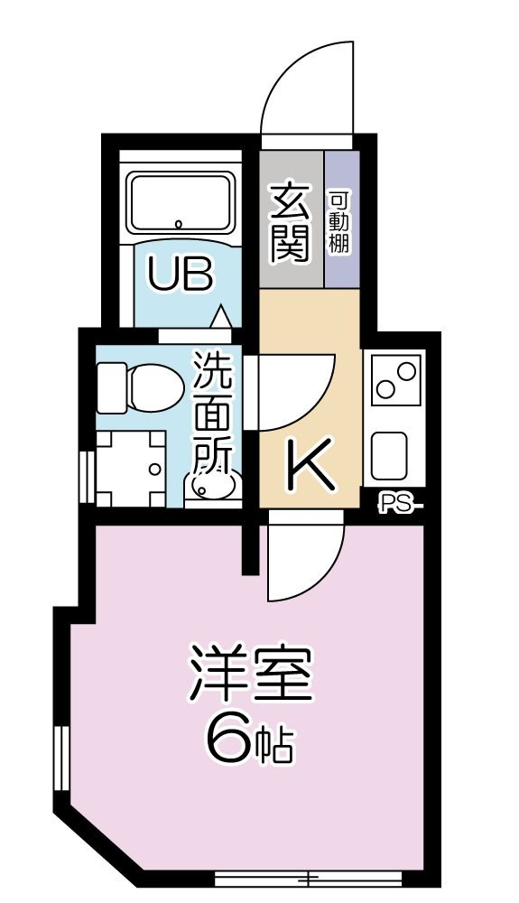 enn江北 の間取り|間取りです。