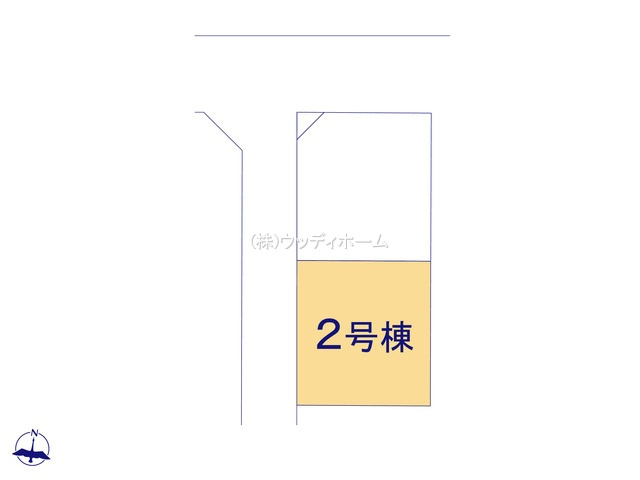 春日部市大沼第2　新築一戸建て　2号棟の区画図