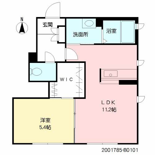シャーメゾン国分の間取り