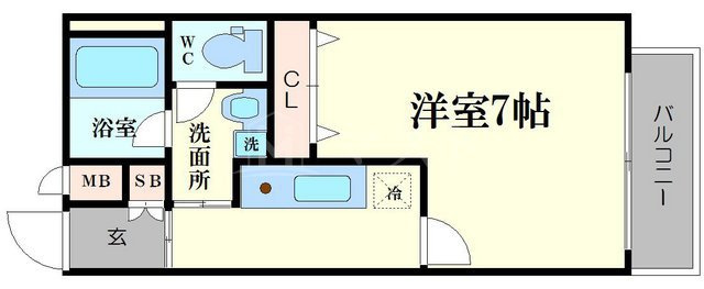 ジャルス本田の間取り