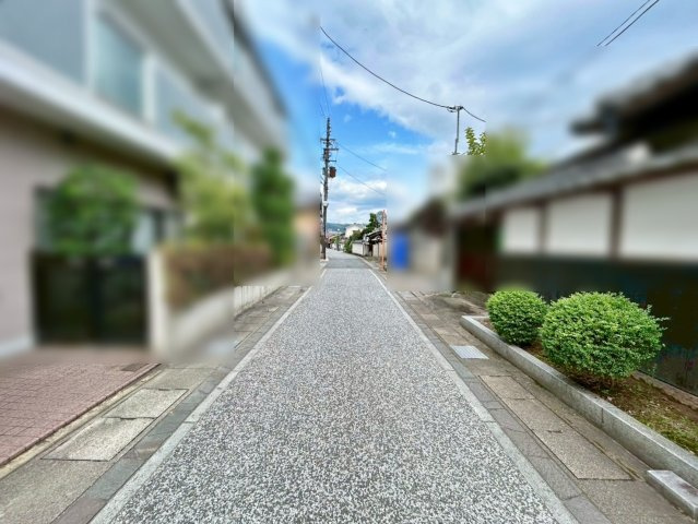 売土地　塩屋町の前面道路含む現地写真|現地写真