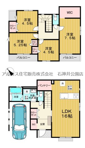 練馬区保谷町６丁目　新築一戸建　西武新宿線　西武柳沢