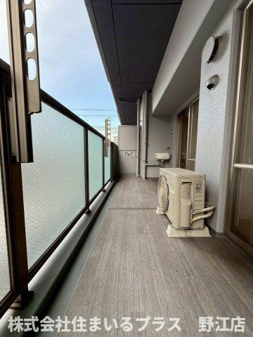 レジディア都島Ⅱのバルコニー