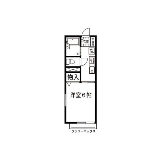 【間取り】 | ハイム・ブルーメ　15577　