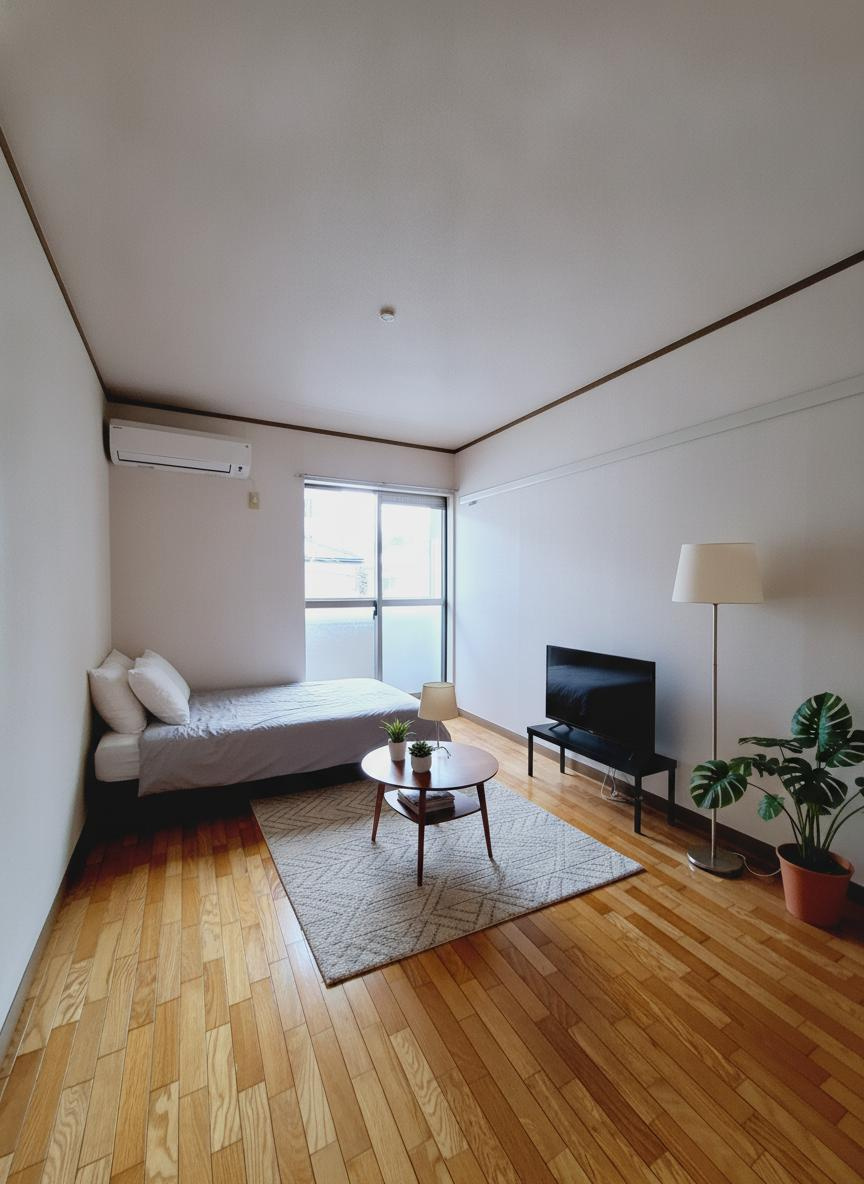 ラ・シャンブル目白の居間・リビング|※CGのため、実際のお部屋は家具・家電はつきません。