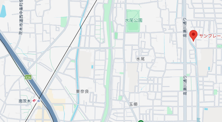 サンフレール水尾の地図