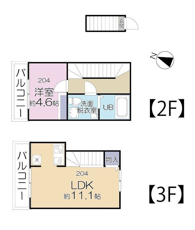 AMATERRACE千川の間取り