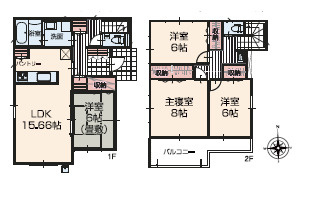 秦野市入船町　新築戸建　全3棟1号棟