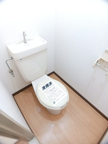 熊本市北区植木町平野のアパートのトイレ|トイレも気になるポイント