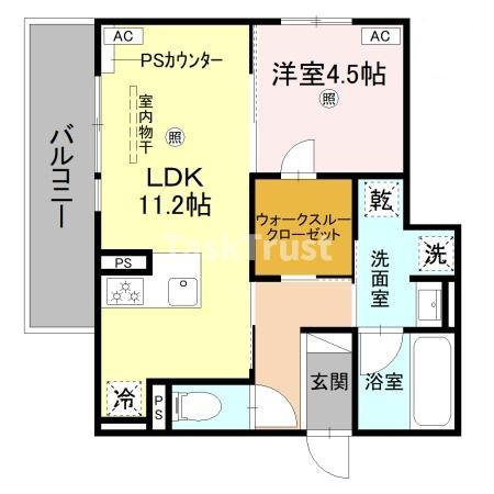 【間取り】 | メゾンルル赤川