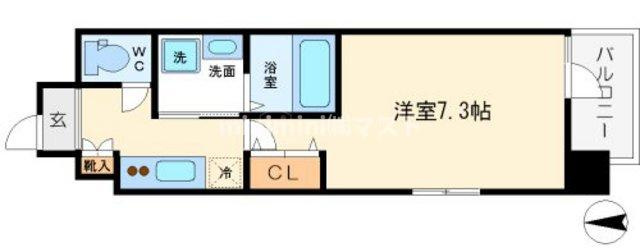エスリード難波サウスの間取り