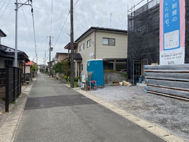 【新築戸建て】秋田市東通明田　第2の前面道路含む現地写真|2026年10月4日撮影