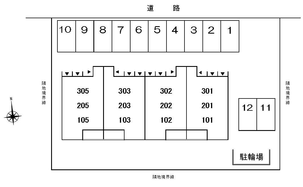 ＩＴ・ＰＬＡＣＥ　Ⅱの区画図