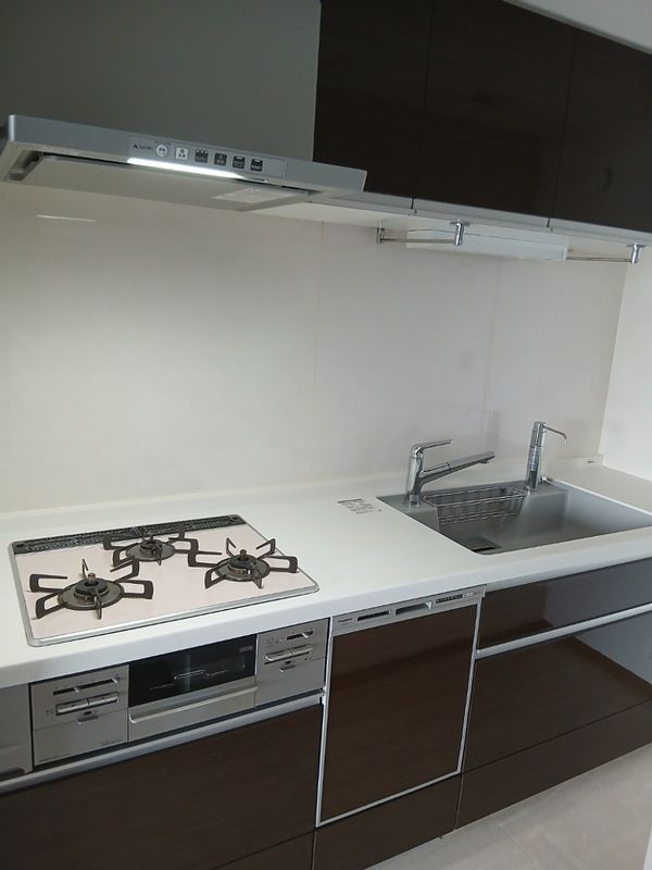 大阪市東住吉区田辺４丁目の賃貸マンションのキッチン