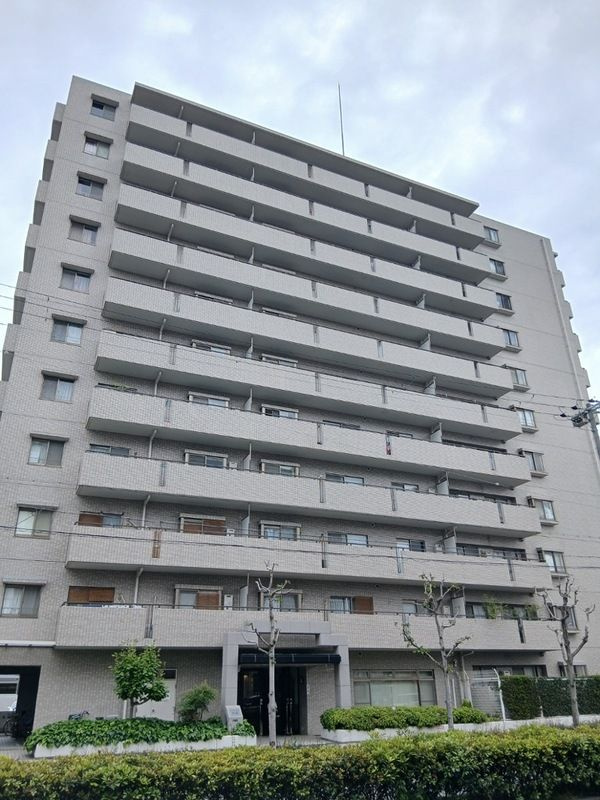 大阪市東住吉区田辺４丁目の賃貸マンションの外観