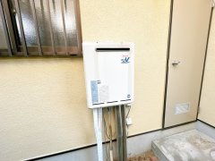 龍ケ崎市平台1丁目　中古戸建の設備|【リフォーム中6/5更新】給湯器写真。給湯機新品交換予定です。設備も交換しますので向こう１０年は交換不要です。