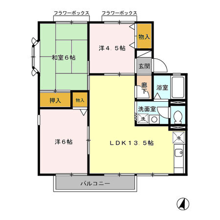 【間取り】 | メゾンセンピオーネB