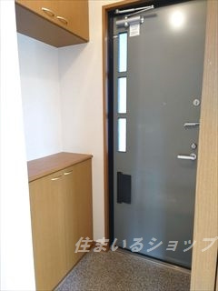 コーポラスヤナセⅡの玄関|シューズボックスあり