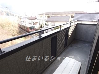 コーポラスヤナセⅡのバルコニー