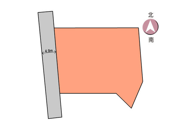 宇都宮市下戸祭1丁目　の土地図|区画図