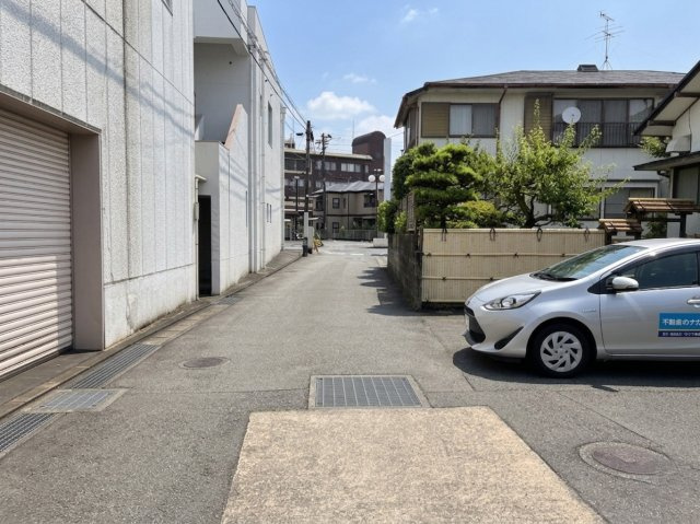 宇城市松橋町松橋の売地の前面道路含む現地写真|南側
