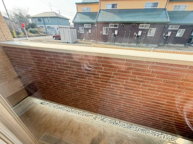 ヴェルジェ畑中のバルコニー|※入居中の為、同タイプ別のお部屋の写真となります。