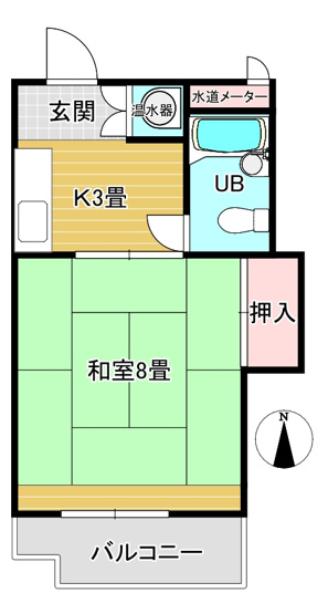 【間取り】 | ダイアパレス白子