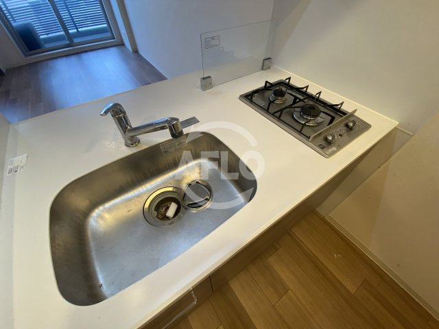 プレサンス梅田東クォーレのキッチン|プレサンス梅田東クォーレ　2口ガスシステムキッチン
