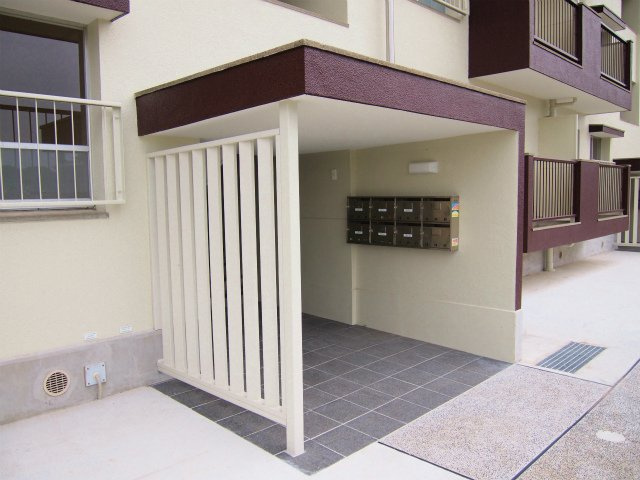 カルム国分のエントランス|ゆとりのあるエントランスです