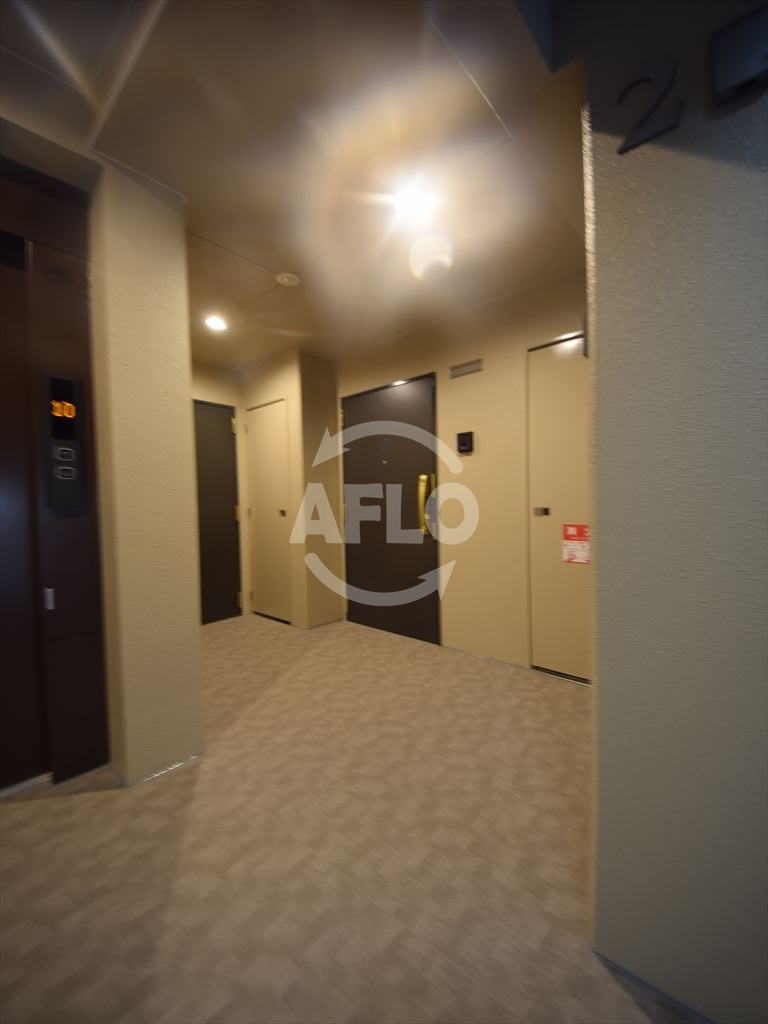 アルデールトモ北堀江のその他共用部分|アルデールトモ北堀江　エレベータホール