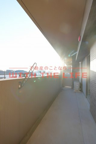 プリマヴェーラ諏訪野【キャッシュバック対象物件】のバルコニー|落ち着いた時間を過ごせるバルコニーです