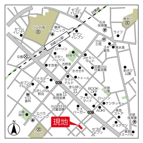 J.リヴェール武蔵小山の地図