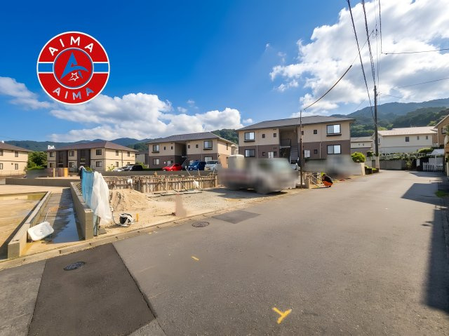 福岡市南区柏原6丁目第1-2棟（A号棟）の前面道路含む現地写真|見学の時間などお気軽にお問い合わせ下さい。