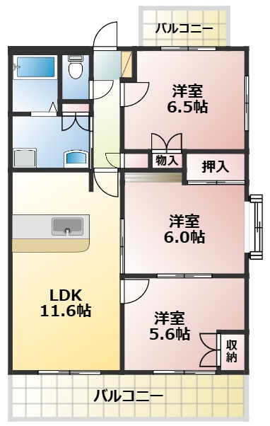 ハイムさくらの間取り