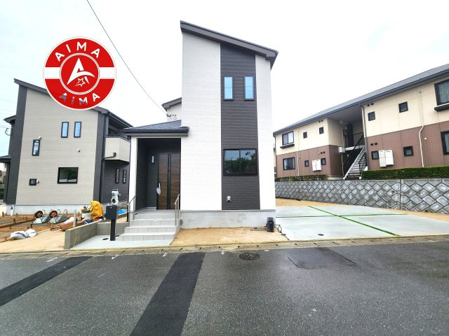 福岡市南区柏原6丁目第1-2棟（B号棟）の外観|デザイン性のある外観です。