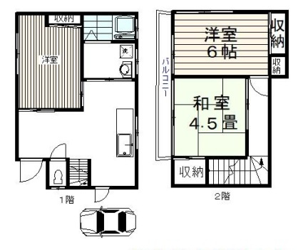 秋津戸建の間取り