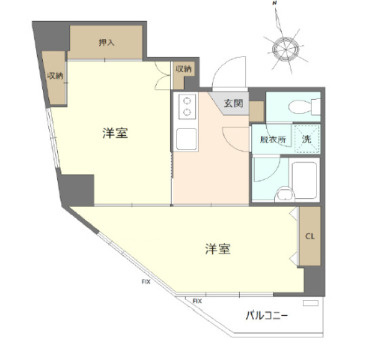 西浅草松井ビルの間取り